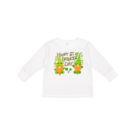

Inktastic Happy St. Patricks Day- Gnomes and Clovers Gift Toddler Boy or Toddler Girl Long Sleeve T-Shirt
