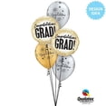 thumbnail image 4 of Congratulations Grad Gold Glitter Dots 18 Inch Foil Mylar Balloon [82287], 4 of 5
