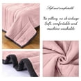 thumbnail image 4 of Apmemiss Clearance Cooling Comforter, Cold Touch Fabric Absorbs Body Heat, Double Sided Cool Design Soft Fluffy Cooling Blanket for Night Sweats Hot Sleeper, Breathable Soft Lightweight Silk Smooth, 4 of 5
