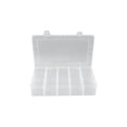 thumbnail image 1 of Fishing Tackle Box Organizer with Dividers, Transparent Plastic Container for, 1 of 12