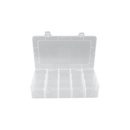 Fishing Tackle Box Organizer withDividers Transparent Plastic Container for