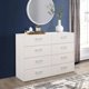 thumbnail image 3 of Lundy 8-Drawer Dresser, white, by Hillsdale Living Essentials vanity  A white dresser dressers for bedroom My Lux Decor Round, 3 of 10