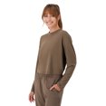 thumbnail image 3 of Hanes Women's Moves Cropped Long Sleeve T-Shirt, Sizes XS-2XL, 3 of 5