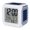 Blue, White, variant on Orange Fall Geometric Digital Alarm Clock for Bedrooms,Smart LED Alarm Clock with 7 Color Changing Night Light,Modern Abstract Art Plaid Gingham Silent Wake Up Clocks for Sleep Study 3.2"x3.2"