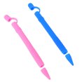 thumbnail image 2 of 2 Pcs Étuis en Silicone pour Stylos de Protection Compatibles avec Apple Pencil I (Bleu+rose), 2 of 9