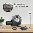 thumbnail image 4 of Ventilador de barbacoa GDSTIME Air Blower de 97 mm con velocidad variable de 110 V/120 V, 4 of 7