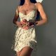 thumbnail image 4 of Ropa popular de verano europea y americana para mujer, vestido con tirantes y falda acampanada, floral, a la moda, sexy, sin espalda, 4 of 4