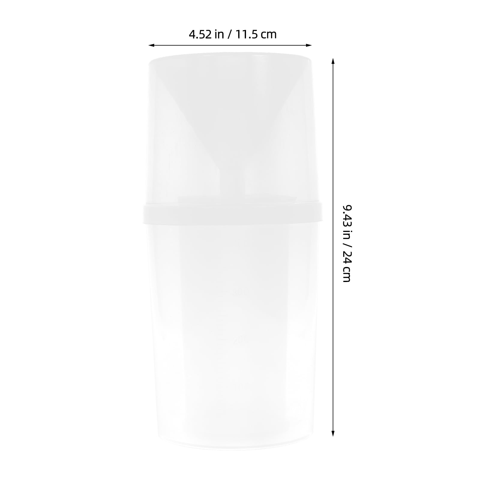 Worgeous Rain Gauge Measuring Tool Garden Rain Gauge Cup Outdoor Plastic Yard Rain Gauge Practical Rain Gauge Cup Replacement Lawn Rain Gauge