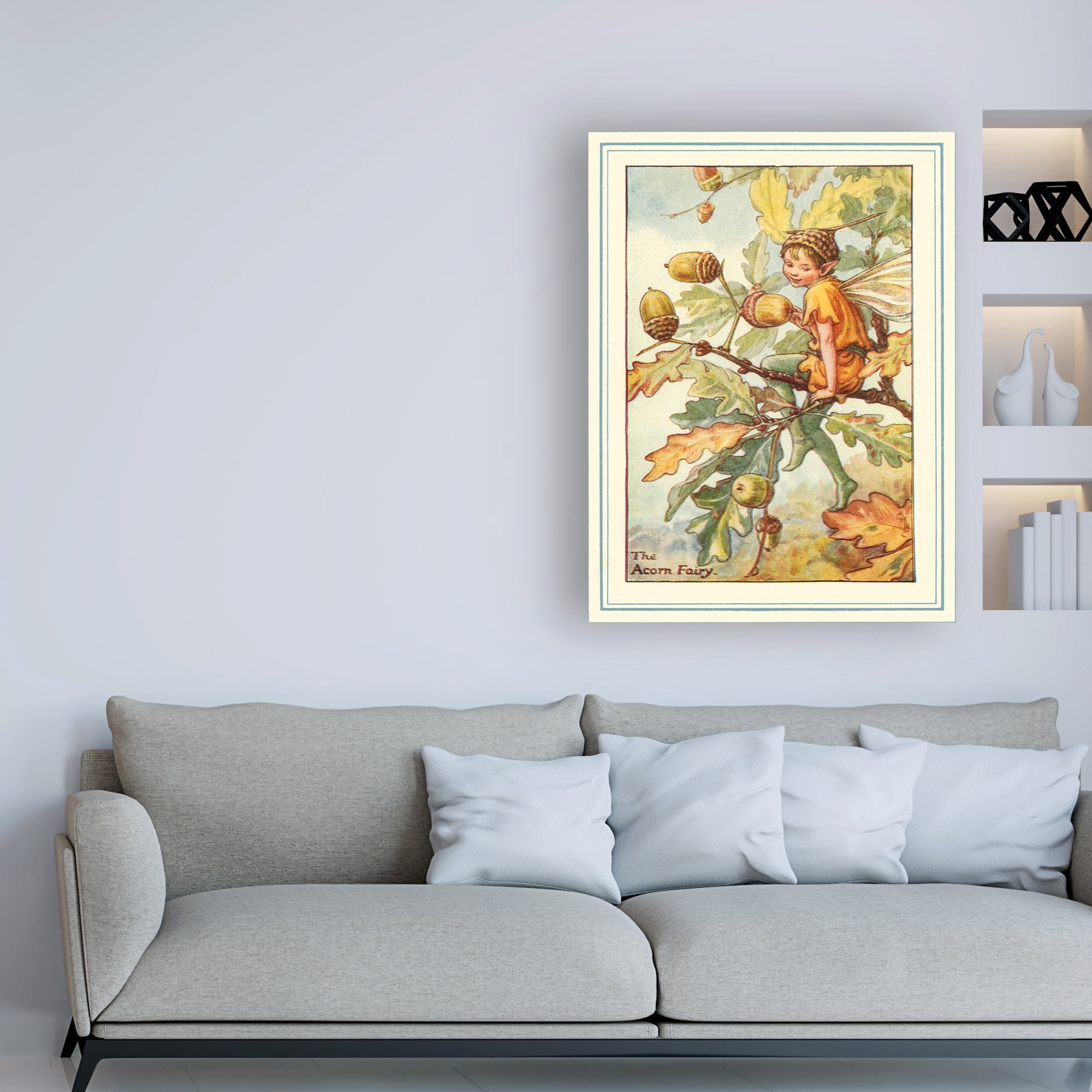 Trademark Fine Art 'The Acorn Fairy' Canvas Art by Vision Studio