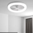 thumbnail image 2 of TFixol Silent Ceiling Fan Light with Remote Control, 3-Speed Adjustable, E27 Bulb Holder, Beige Shade & Tri-Color Lighting for Living Room, Bedroom, or Dining Area, 2 of 6