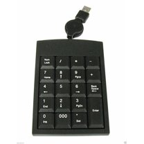 TSV Wireless Numeric Keypad, 18-Key Numpad for Laptop, PC, Desktop ...