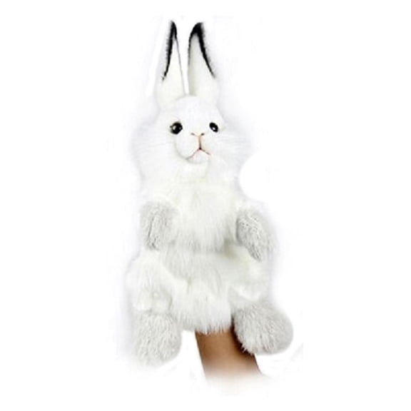 Handcrafted Cuddlers Set of 3 Handcrafted Bunny Hand Puppet Stuffed Animals 13.25"
