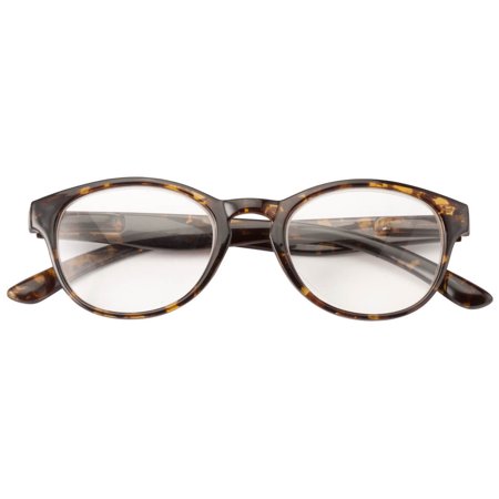 Round Frame Retro Readers-3.50X-Tortoise