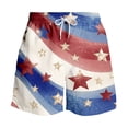 thumbnail image 4 of Bainana Mens Swim Trunks American Flag Patriotic Swim Shorts Fourth Of July Lightweight Casual Beach Travel Swimsuits, 4 of 4