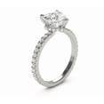 thumbnail image 3 of 2.00 Ct Stunning Solitaire Heart Shaped Diamond Bridal Rings Solid 18K White Gold, 3 of 9