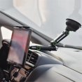 thumbnail image 1 of Car Tablet Holder Long Arm Suction Cup Mount for IPad Pro Air, 1 of 5