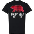 thumbnail image 3 of Inktastic Plaid Daddy Bear with Arrow T-Shirt, 3 of 5