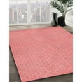 thumbnail image 2 of Ahgly Company Indoor Round Patterned Light Coral Pink Area Rugs, 8' Round, 2 of 6