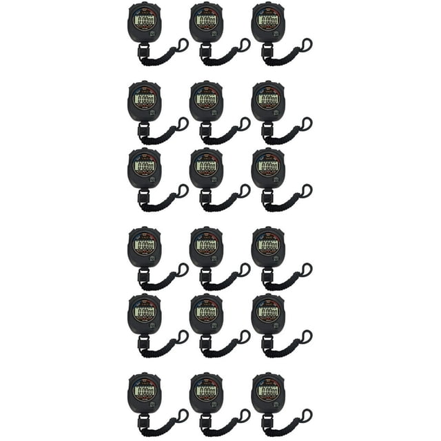HLONK 3 Pack Timer Referee Sports Stopwatch Pact Club Iii Electronic Watches Digital for Game