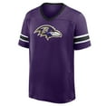 thumbnail image 2 of Men's Fanatics Purple Baltimore Ravens Hometown Premium Hashmark V-Neck T-Shirt, 2 of 3