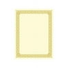 Southworth Ivory Premium Certificates with Gold Foil Border, 8.5" x 11", 15/Pack