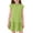 Green, variant on ITSAME Dress for Girls, Ruffle Crewneck Loose Fit Summer Fashion Casual Comfortable Dress Black 5T