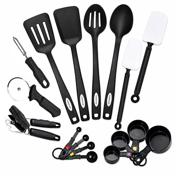 Farberware Kitchen 17-Pc Non-Stick Tool & Gadget Set for Cooking & Baking