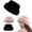 1-Black, variant on Women's Winter Thick Soft Bucket Hat - Warm Thermal for Cold Weather Versatile Fisherman Hat for Girls And Ladies Casual Daily Wear,Size:One Size