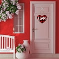 thumbnail image 7 of KCEHTA Valentines Day Door Sign, Valentines Day Sign for Front Door, Valentine's Day Wooden Hanging Sign, Valentines Day Welcome Sign, Happy Valentines Day Home Wall Window Indoor Outdoor Decorations, 7 of 7