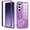 Darkpurple, variant on ELEHOLD Case for Samsung Galaxy S25+, Magnetic Front Cover Phone Case Full-Body Protection Clear Case,Darkpurple