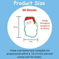 thumbnail image 2 of SHAPES ETC. Large Notepad - Santa Face, 2 of 35