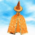 thumbnail image 2 of NordicNest Cloak For Kids Party Witch Cape Elegant Style Cape With Embossed Gold Design Ski Jackets Girls, 2 of 4