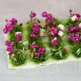 thumbnail image 4 of DIY Flower Cluster Model Railroad Architecture Grass Layout flower garden building model Violet, 4 of 9
