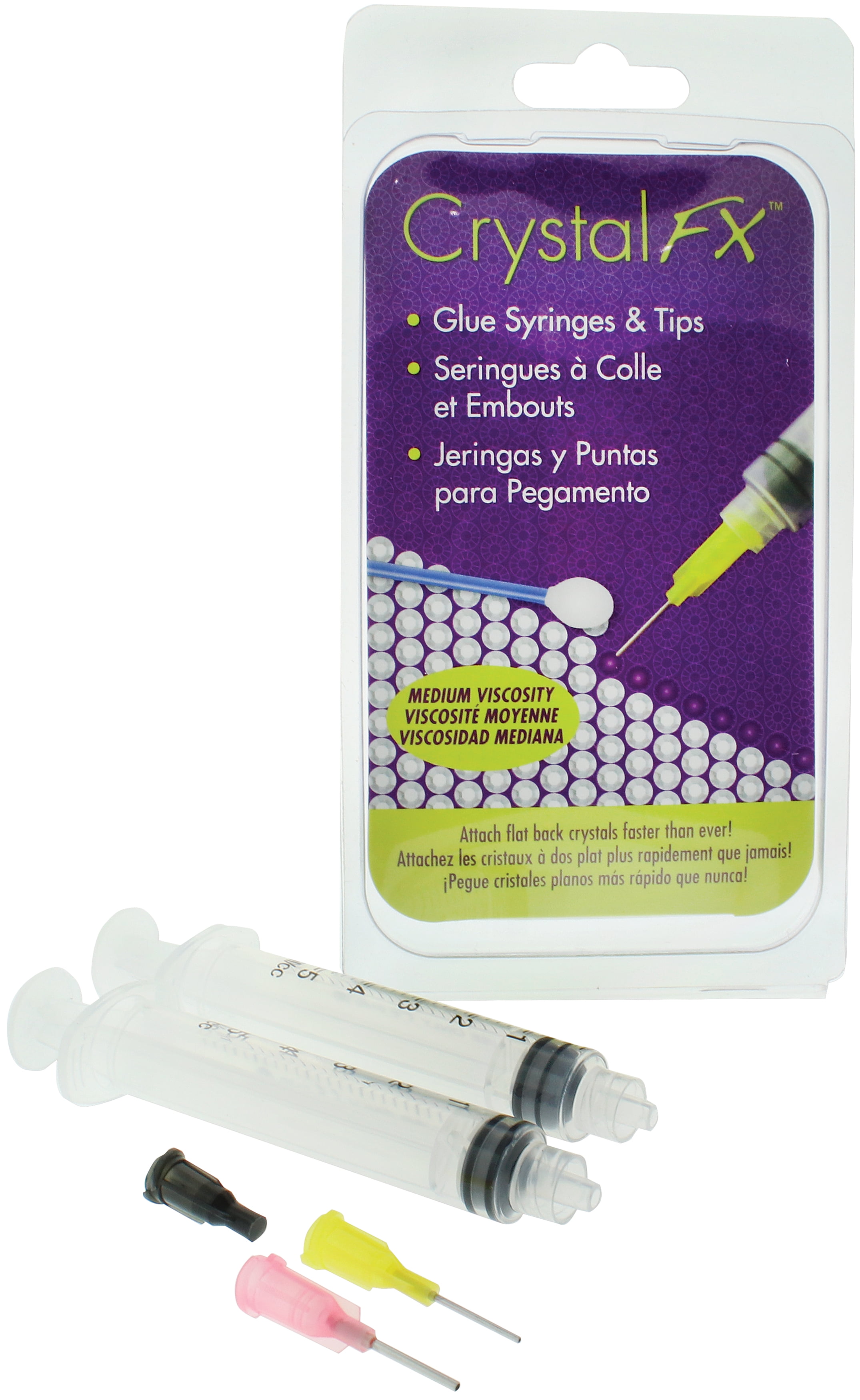 Glue Syringes To Attach Flatbacks 4/PkgFor Gemtac