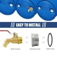 thumbnail image 6 of Mamatety 2" Drum Faucet for 55 Gallon Drum,3/4 inch Brass Rain Barrel Spigot with EPDM Gasket, 6 of 8