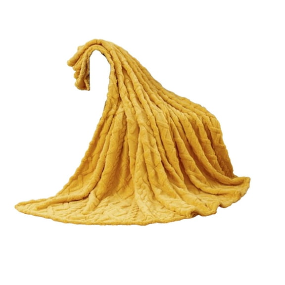 100X120cm Super Soft Warm Solid Warm Fleece Blanket Throw Rug Sofa Bedding