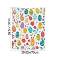 thumbnail image 3 of Easter Throw Blanket Eggs Blankets Soft Lightweight Flannel Warm Cozy Easter Blankets and Throws for Bed Couch Sofa Decor Holiday Gifts (B), 3 of 6