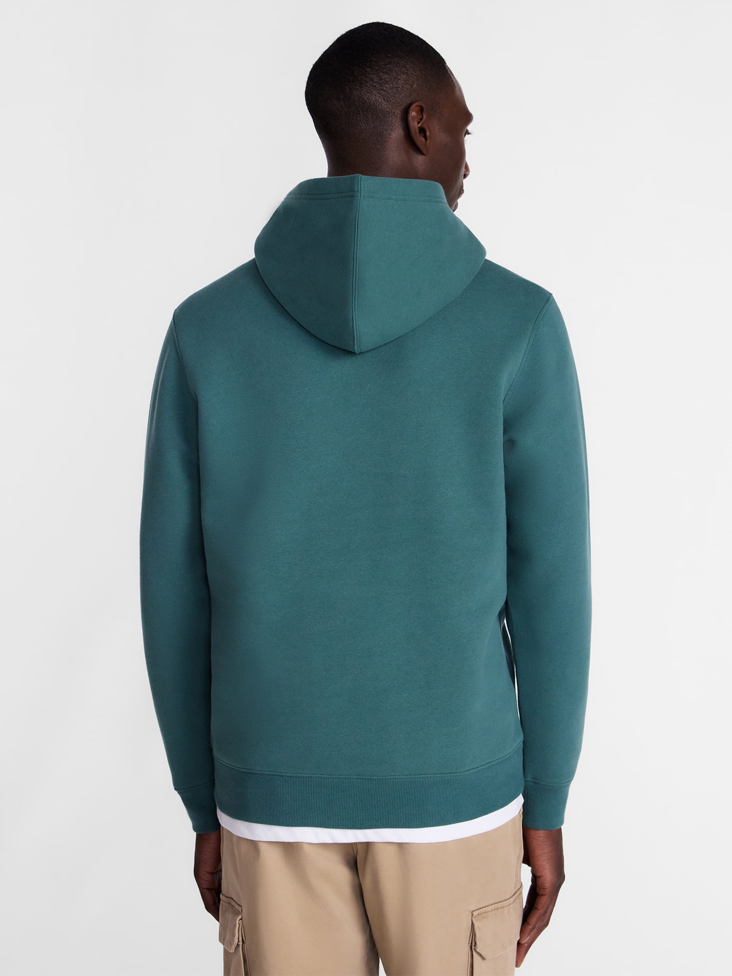 George Men's and Big Men's Fleece Hoodie Jacket, Sizes S-3XL