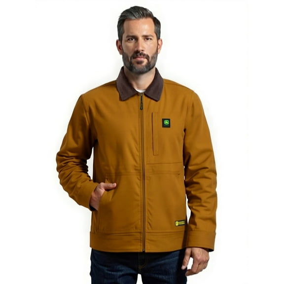 John Deere Men's Duck Quilted Lined Tractor Jacket, Sizes S-3XL