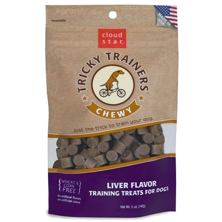 Tricky Trainers Liver Treats - Cloud Star Chewy Tricky Trainers Liver 5 oz Dog Treats
