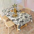 thumbnail image 3 of Pioneer Flower Floral Print Pattern Rectangle Tablecloth 60"x120", Waterproof Polyester Table Cloth, Wipeable Spillproof for Dining Camping Indoor Outdoor, 3 of 6