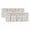 Khaki, variant on Red Boho Flower Valances for Windows, Vintage Paisley Farmhouse Pattern Light Filtering Kitchen Curtains, Rod Pocket Window Valance Curtains for Living Room Bedroom, 42" W x 12" L, 2 Panels