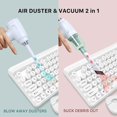 thumbnail image 4 of Compressed Air Duster For Effective Keyboard Cleaner, White, 4 of 5