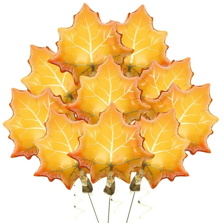 WORGEOUS  10 Pcs Thanksgiving Theme Balloons Aluminum Film Party Decorations Mother