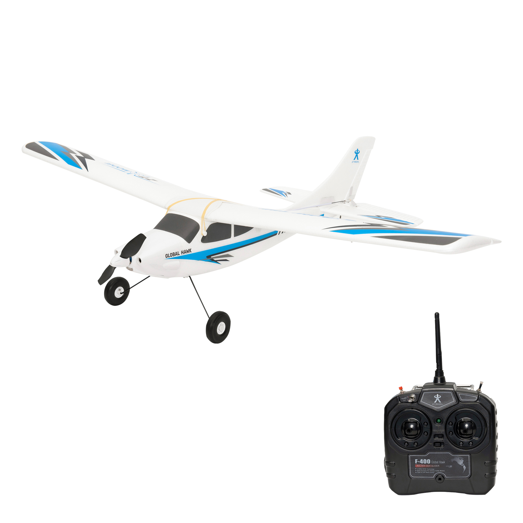 ZT-Model Global Hawk 2.4 GHz RC Seaplane Radio Controlled Trainer ...