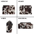 thumbnail image 5 of Pzuqiu Cow Print Women Leather Crossbody Bag Versatile Practical Leather Quilted Shoulder Bag with Chain Strap Craftsmanship Minimalist Casual for Teen Girls-Women, 5 of 7