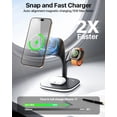 thumbnail image 2 of Wireless Charging Stat for Magsafe Charger,Charging Stat for Multiple Devices,Wireless Charger for iPhone 17 Air 16 15 14 13 12,Apple Watch,AirPods with LED(Black), 2 of 5