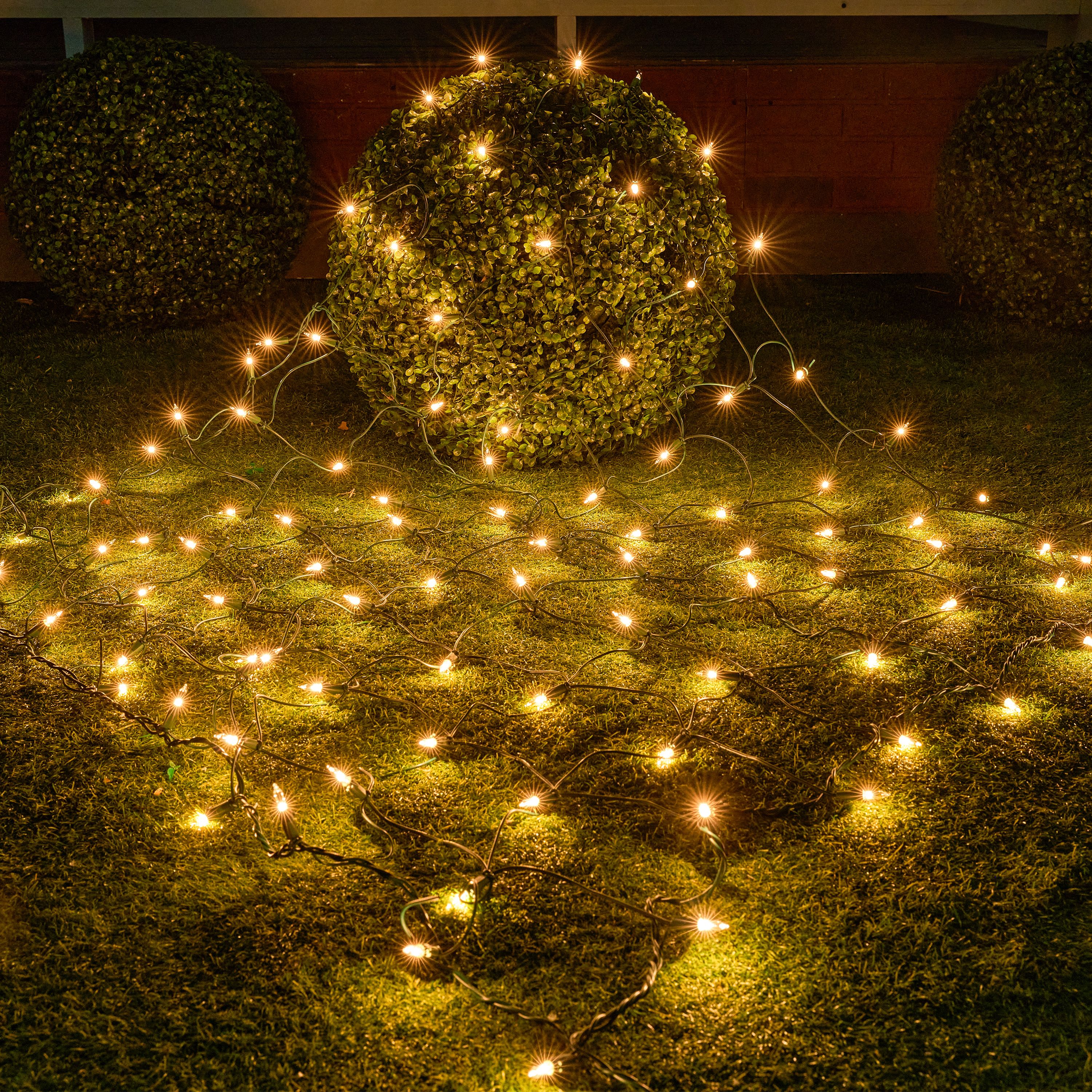 Joyfy 100 Warm White Christmas Net Lights 4x6 Ft photo 8