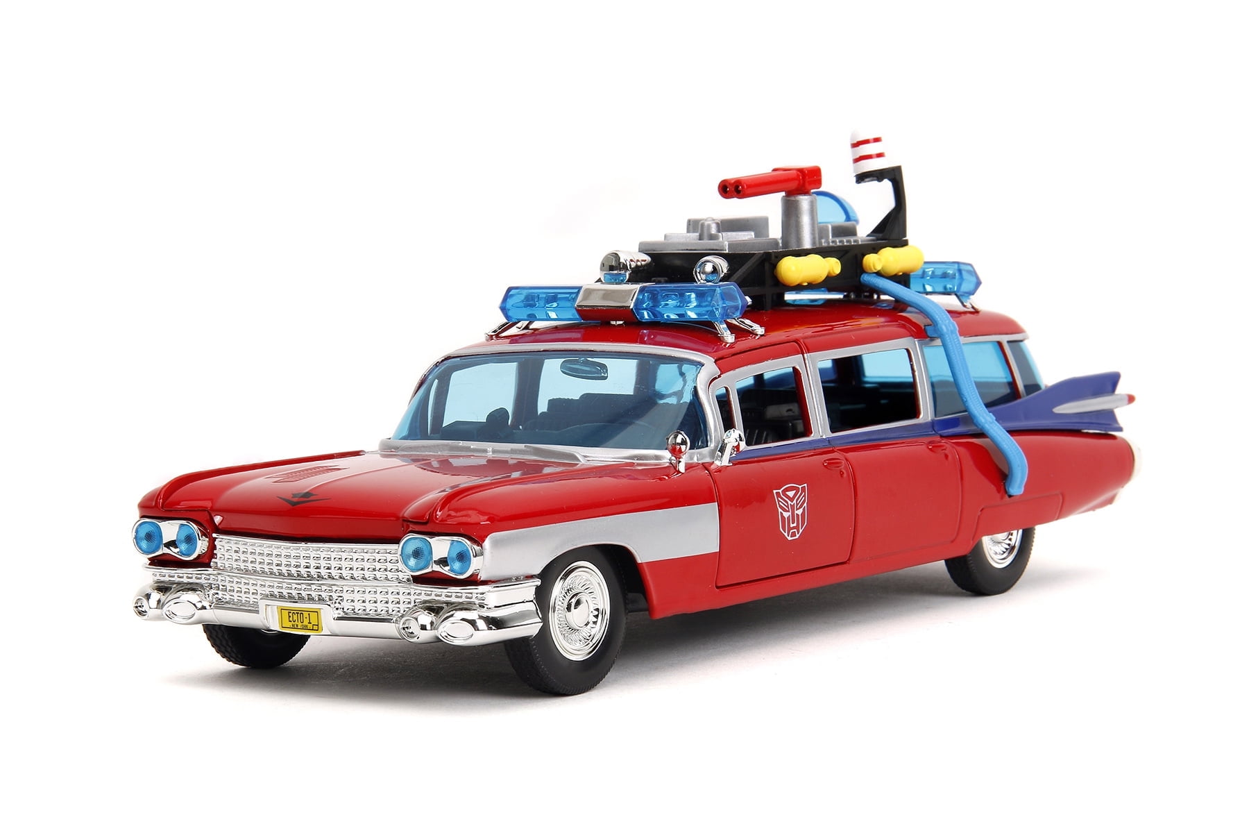 ミニカー GHOSTBUSTERS ECTO-1 1:21  DIE CAST L Ghostbusters Ecto-1 1:21 Scale Die Cast - Entertainment Earth