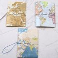thumbnail image 2 of Creativo Mapa Del Mundo Pasaporte Cubierta Cartera Bolsa Carta Hombres Mujeres Cuero Pu Id Titular De La Dirección Portátil Embarque Accesorios De Viaje huangjie unisex, 2 of 2